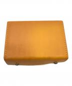 M+(エムピウ)エムピウ）の古着「3つ折り財布」｜オレンジ