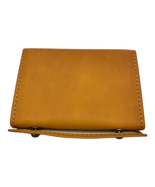 M+(エムピウ)（エムピウ）M+(エムピウ) (エムピウ) 3つ折り財布 オレンジの古着・服飾アイテム