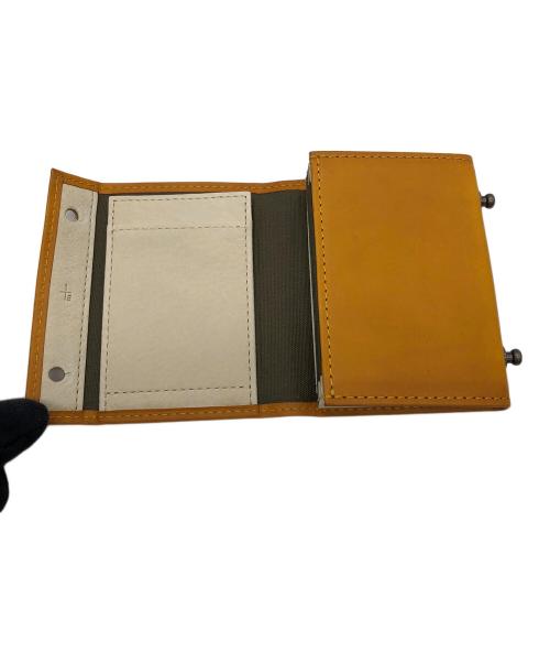 M+(エムピウ)（エムピウ）M+(エムピウ) (エムピウ) 3つ折り財布 オレンジの古着・服飾アイテム
