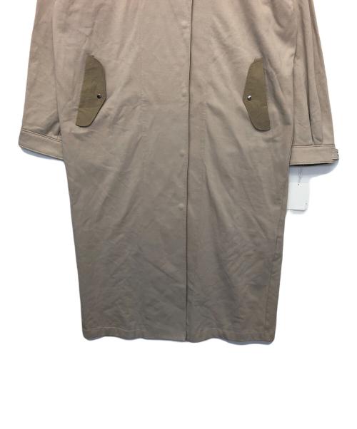 HUMAN WOMAN（ヒューマンウーマン）HUMAN WOMAN (ヒューマンウーマン) ノーカラーコート ベージュ サイズ:Mの古着・服飾アイテム