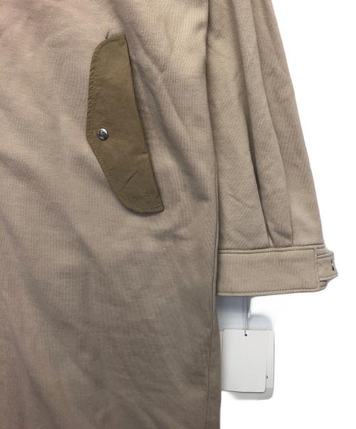 HUMAN WOMAN（ヒューマンウーマン）HUMAN WOMAN (ヒューマンウーマン) ノーカラーコート ベージュ サイズ:Mの古着・服飾アイテム