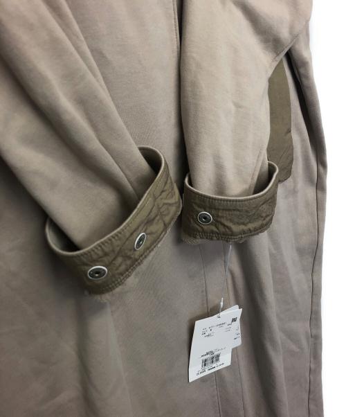 HUMAN WOMAN（ヒューマンウーマン）HUMAN WOMAN (ヒューマンウーマン) ノーカラーコート ベージュ サイズ:Mの古着・服飾アイテム