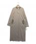 HUMAN WOMAN（ヒューマンウーマン）の古着「ノーカラーコート」｜ベージュ