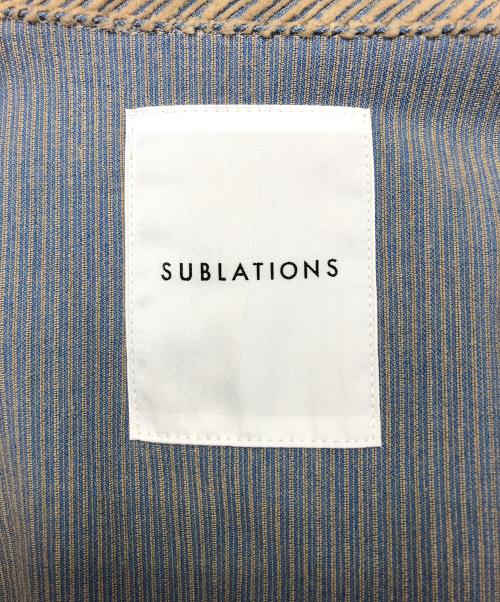 SUBLATIONS（サブレーションズ）SUBLATIONS (サブレーションズ) コーデュロイジャケット ベージュ サイズ:2の古着・服飾アイテム