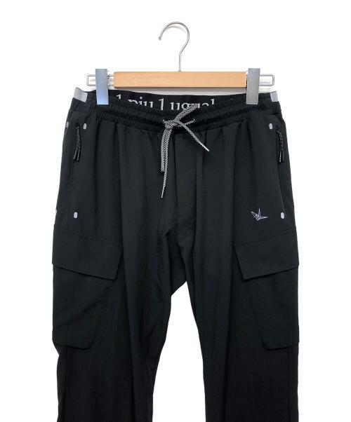 1PIU1UGUALE3 RELAX（ウノピゥウノウグァーレトレ リラックス）1PIU1UGUALE3 RELAX (ウノピゥウノウグァーレトレ リラックス) ナイロンパンツ ブラック サイズ:Mの古着・服飾アイテム