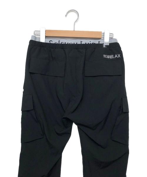 1PIU1UGUALE3 RELAX（ウノピゥウノウグァーレトレ リラックス）1PIU1UGUALE3 RELAX (ウノピゥウノウグァーレトレ リラックス) ナイロンパンツ ブラック サイズ:Mの古着・服飾アイテム