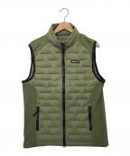 BRIEFINGブリーフィング）の古着「ダウンベスト」｜オリーブ