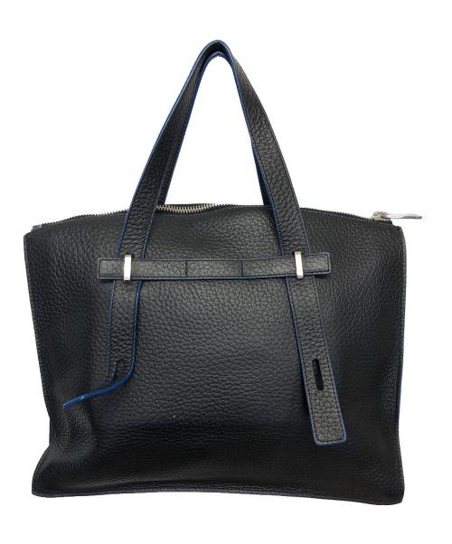FURLA（フルラ）FURLA (フルラ) GIOVE トートバッグ ブラック×ブルーの古着・服飾アイテム