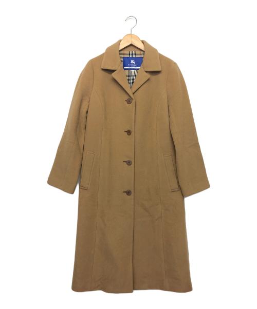 BURBERRY BLUE LABEL（バーバリーロンドンブルーレーベル）BURBERRY BLUE LABEL (バーバリーロンドンブルーレーベル) ウールコート ベージュ サイズ:38の古着・服飾アイテム
