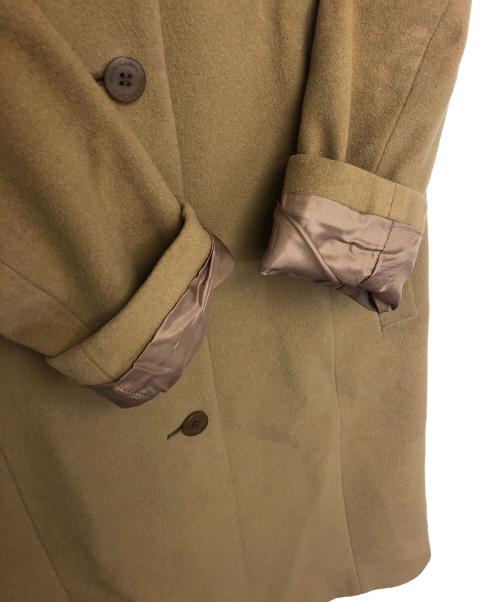 BURBERRY BLUE LABEL（バーバリーロンドンブルーレーベル）BURBERRY BLUE LABEL (バーバリーロンドンブルーレーベル) ウールコート ベージュ サイズ:38の古着・服飾アイテム