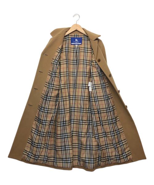BURBERRY BLUE LABEL（バーバリーロンドンブルーレーベル）BURBERRY BLUE LABEL (バーバリーロンドンブルーレーベル) ウールコート ベージュ サイズ:38の古着・服飾アイテム