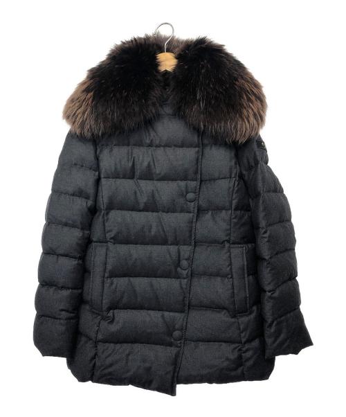 TATRAS（タトラス）TATRAS (タトラス) NITTI ファー付ダウンジャケット ブラック サイズ:3の古着・服飾アイテム