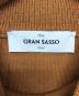 中古・古着 GRAN SASSO (グランサッソ) 薄手ニット クルーネック ブラウン サイズ:不明：8000円
