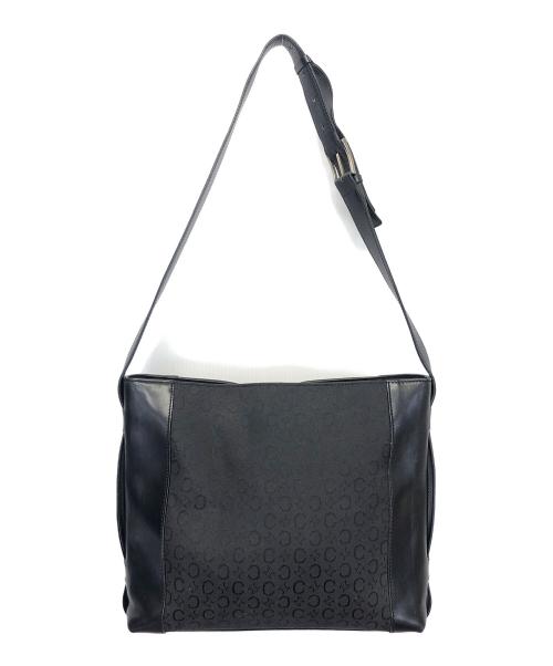 CELINE（セリーヌ）CELINE (セリーヌ) Cマカダム ショルダーバッグ ブラックの古着・服飾アイテム