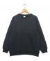 COMOLI（コモリ）の古着「コットン吊裏毛クルーネックスウェット」｜ブラック
