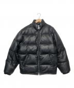 Schottショット）の古着「USA製 ラムレザー　ダウンジャケット」｜ブラック