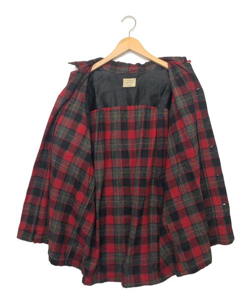 TOWN CRAFT（タウンクラフト）TOWN CRAFT (タウンクラフト) チェックネルシャツ　50-60s レッド サイズ:Lの古着・服飾アイテム