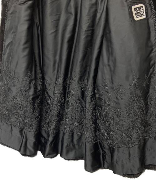SAGA MINK（サガミンク）SAGA MINK (サガミンク) コート ブラック サイズ:15の古着・服飾アイテム