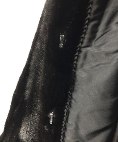 SAGA MINK（サガミンク）SAGA MINK (サガミンク) コート ブラック サイズ:15の古着・服飾アイテム