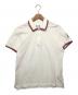 MONCLER（モンクレール）の古着「ポロシャツ」｜ホワイト