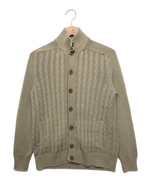 Zanone（ザノーネ）Zanone (ザノーネ) 薄手カーディガン ブラウン サイズ:44の古着・服飾アイテム