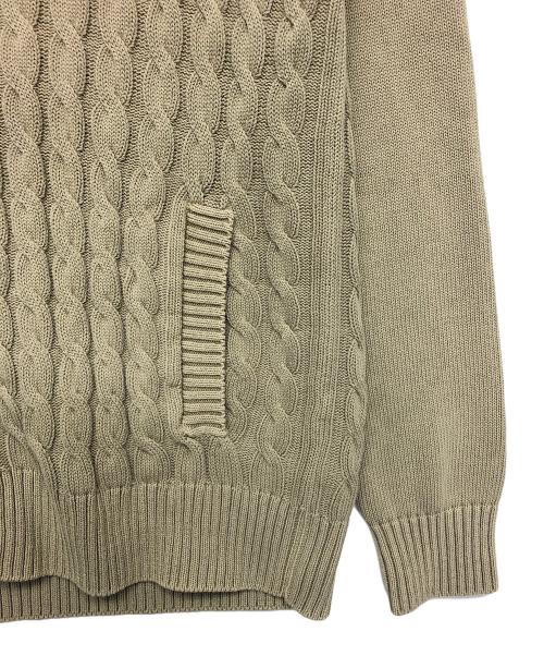 Zanone（ザノーネ）Zanone (ザノーネ) 薄手カーディガン ブラウン サイズ:44の古着・服飾アイテム