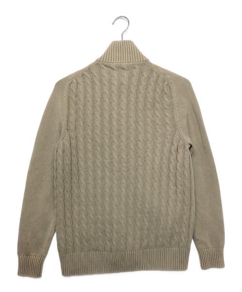 Zanone（ザノーネ）Zanone (ザノーネ) 薄手カーディガン ブラウン サイズ:44の古着・服飾アイテム