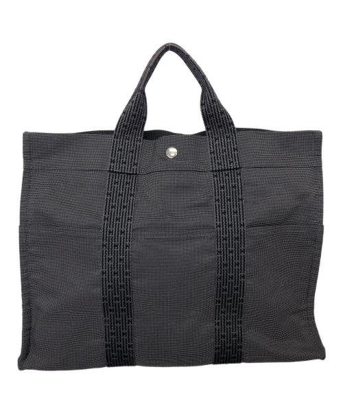 HERMES（エルメス）HERMES (エルメス) エールラインMM　トートバッグ グレーの古着・服飾アイテム