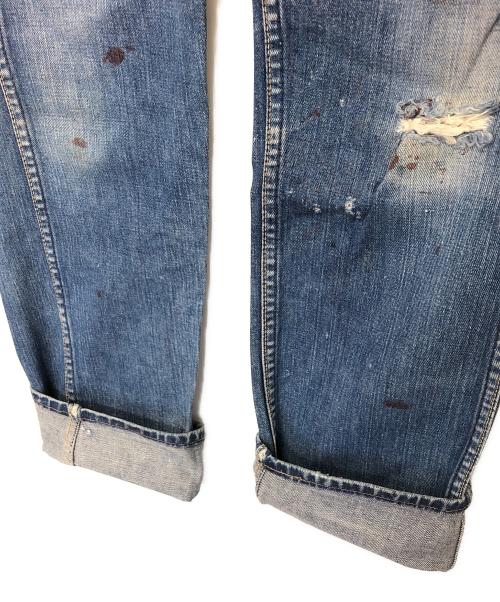 Wrangler（ラングラー）Wrangler (ラングラー) 斜めベルプリントタグ SCOVILジップ デニムパンツ インディゴ サイズ:W31の古着・服飾アイテム