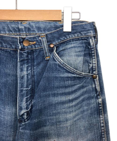 Wrangler（ラングラー）Wrangler (ラングラー) 斜めベルプリントタグ SCOVILジップ デニムパンツ インディゴ サイズ:W31の古着・服飾アイテム