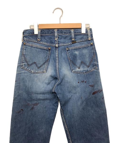 Wrangler（ラングラー）Wrangler (ラングラー) 斜めベルプリントタグ SCOVILジップ デニムパンツ インディゴ サイズ:W31の古着・服飾アイテム
