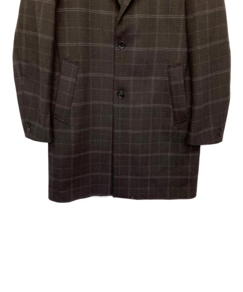 BEAUTY&YOUTH（ビューティーアンドユース）BEAUTY&YOUTH (ビューティーアンドユース) メルトンチェスターコート ブラウン サイズ:XLの古着・服飾アイテム