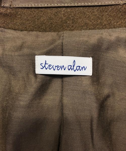 STEVEN ALAN（スティーブンアラン）STEVEN ALAN (スティーブンアラン) DBL/MLTN TRENCH COAT ブラウン サイズ:Mの古着・服飾アイテム