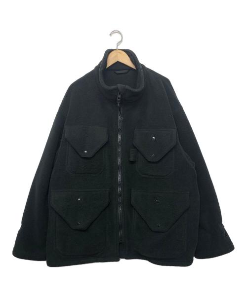 H BEAUTY&YOUTH（エイチ ビューティー&ユース）H BEAUTY&YOUTH (エイチ ビューティー&ユース) フリースフィールドブルゾン ブラック サイズ:Lの古着・服飾アイテム