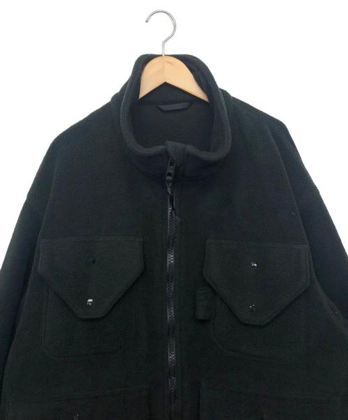 H BEAUTY&YOUTH（エイチ ビューティー&ユース）H BEAUTY&YOUTH (エイチ ビューティー&ユース) フリースフィールドブルゾン ブラック サイズ:Lの古着・服飾アイテム