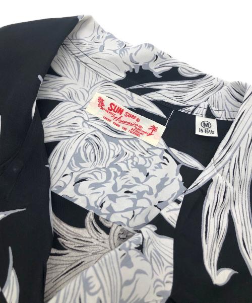 Sun Surf（サンサーフ）Sun Surf (サンサーフ) アロハシャツ ブラック サイズ:Mの古着・服飾アイテム