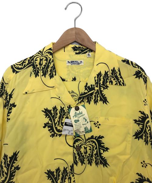 Sun Surf（サンサーフ）Sun Surf (サンサーフ) アロハシャツ イエロー サイズ:Mの古着・服飾アイテム