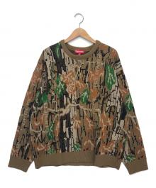 SUPREME（シュプリーム）の古着「Trebark Camo Sweater 22FW」｜ブラウン