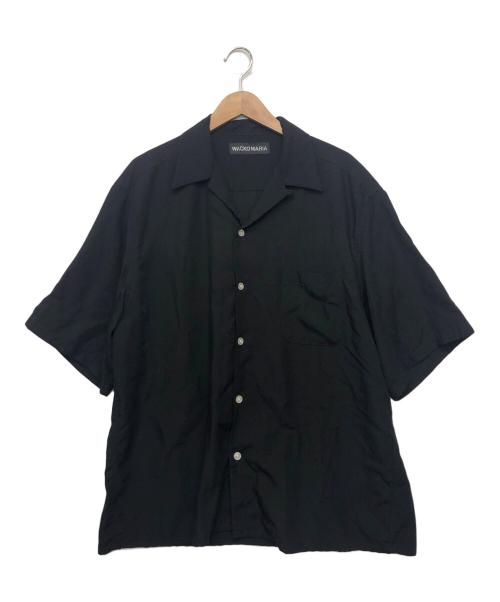 WACKO MARIA（ワコマリア）WACKO MARIA (ワコマリア) オープンカラーシャツ ブラック サイズ:Lの古着・服飾アイテム