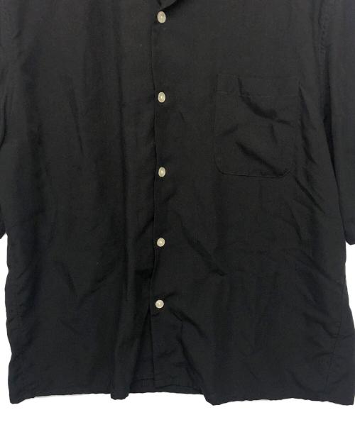 WACKO MARIA（ワコマリア）WACKO MARIA (ワコマリア) オープンカラーシャツ ブラック サイズ:Lの古着・服飾アイテム