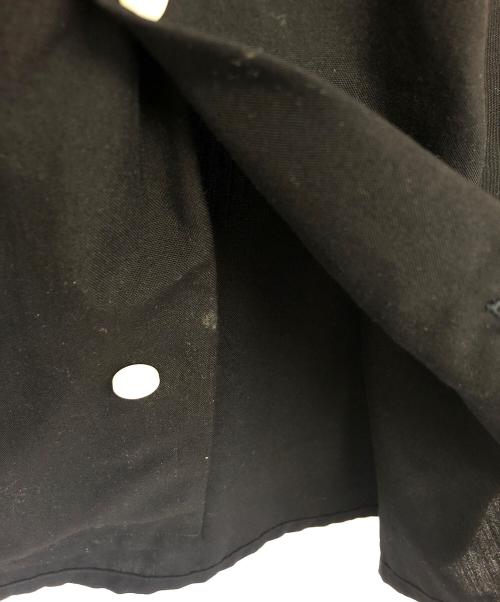 WACKO MARIA（ワコマリア）WACKO MARIA (ワコマリア) オープンカラーシャツ ブラック サイズ:Lの古着・服飾アイテム