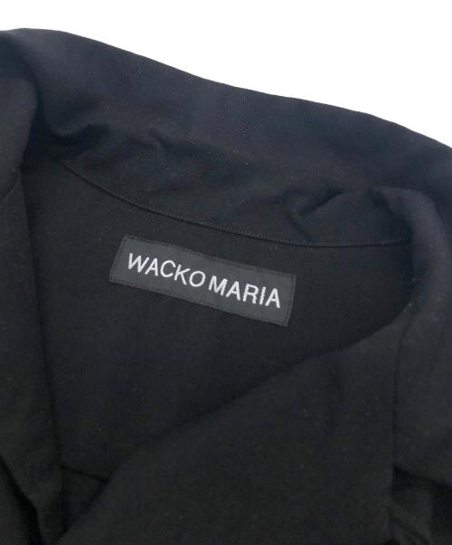 WACKO MARIA（ワコマリア）WACKO MARIA (ワコマリア) オープンカラーシャツ ブラック サイズ:Lの古着・服飾アイテム