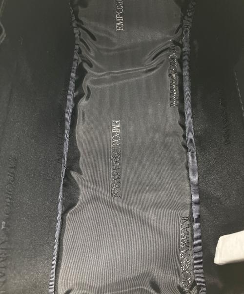 EMPORIO ARMANI（エンポリオアルマーニ）EMPORIO ARMANI (エンポリオアルマーニ) セカンドバッグ ブラックの古着・服飾アイテム