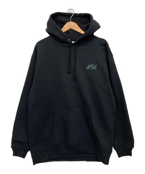 Mrs. GREEN APPLE（ミセスグリーンアップル）Mrs. GREEN APPLE (ミセスグリーンアップル) MGA LOGO HOODIE プルオーバーパーカー ブラック サイズ:XLの古着・服飾アイテム