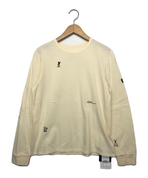 Ameri（アメリ）AMERI (アメリ) Disney (ディズニー) Disney SCATTERED PRINT TOP　長袖カットソー ベージュ サイズ:FREEの古着・服飾アイテム