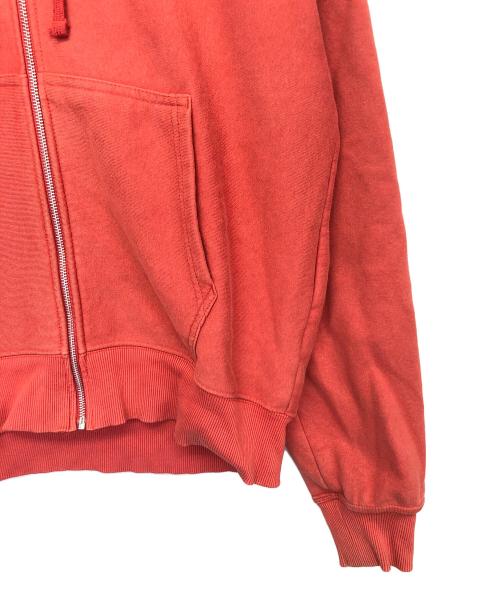 stussy（ステューシー）stussy (ステューシー) 1974970 ジップパーカー オレンジ サイズ:Lの古着・服飾アイテム