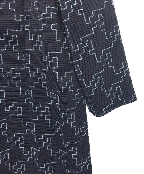 Leilian（レリアン）LEILIAN (レリアン) 長袖ワンピース ネイビー サイズ:9の古着・服飾アイテム