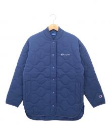 Champion（チャンピオン）の古着「キルティングジャケット」｜ネイビー