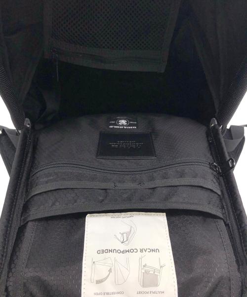 UNCAR COMPOUNDED（UNCAR COMPOUNDED）UNCAR COMPOUNDED (UNCAR COMPOUNDED) リュック ブラックの古着・服飾アイテム