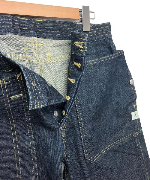 SASSAFRAS（ササフラス）SASSAFRAS (ササフラス) フォールリーフスプレイヤーパンツ インディゴ サイズ:Mの古着・服飾アイテム